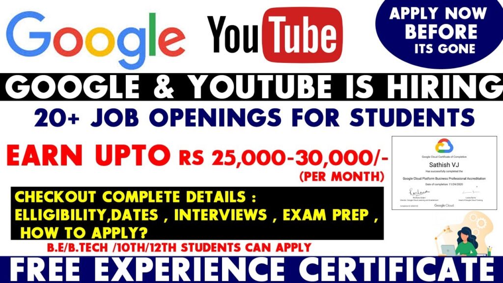 Job Opportunities at Google